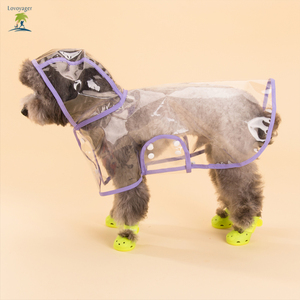 Lovoyager Wholesale Waterproof Pet Clothes PVC XS-5XLsmall and <strong>Large</strong> clear <strong>Dog</strong> <strong>Raincoat</strong> - Product Image 2