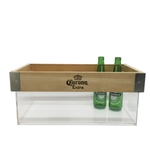 Houten Bier Ijsemmer Acryl Ijsemmer Voor Caperdonich Blauw Meisje Bier Bolten-Brauerei Brauerei Gebr Maisel