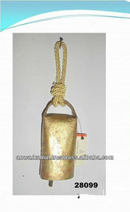 Campana de latón de vaca, colores quemados - Product Image 2