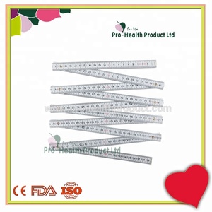 200 cm 2 m Chiều Dài Dài 10 Folds Màu Trắng Bằng Gỗ Đinh Tán Kim Loại Có Thể Gập Lại Gấp Cai Trị - Product Image 2