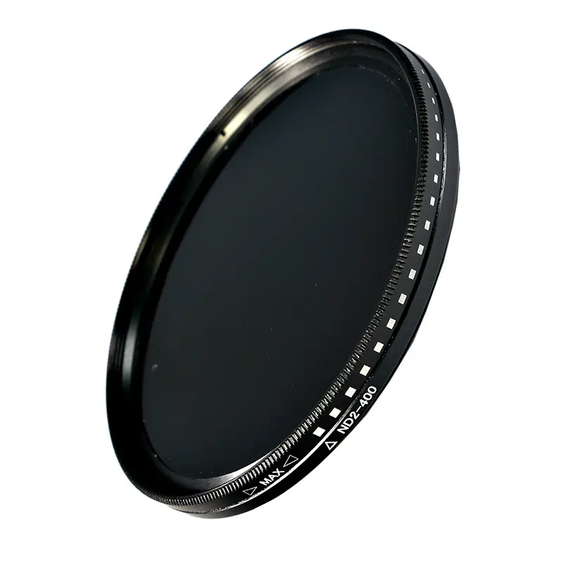 Universal Adjustable Neutral Density Optical Glass Filter Lens ND2-400 Camera Filter 77mm