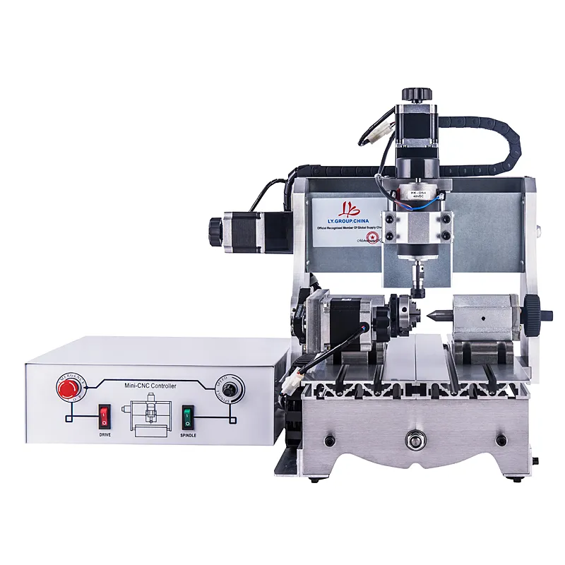 Mini CNC router 4 axis 3020T-D300 cnc milling machine with 300W Spindle