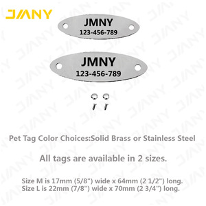 Tùy chỉnh Kích Thước Biểu Tượng Khắc Brass <span class=keywords><strong>Oval</strong></span> Tên Tấm với Lỗ Vít - Product Image 4