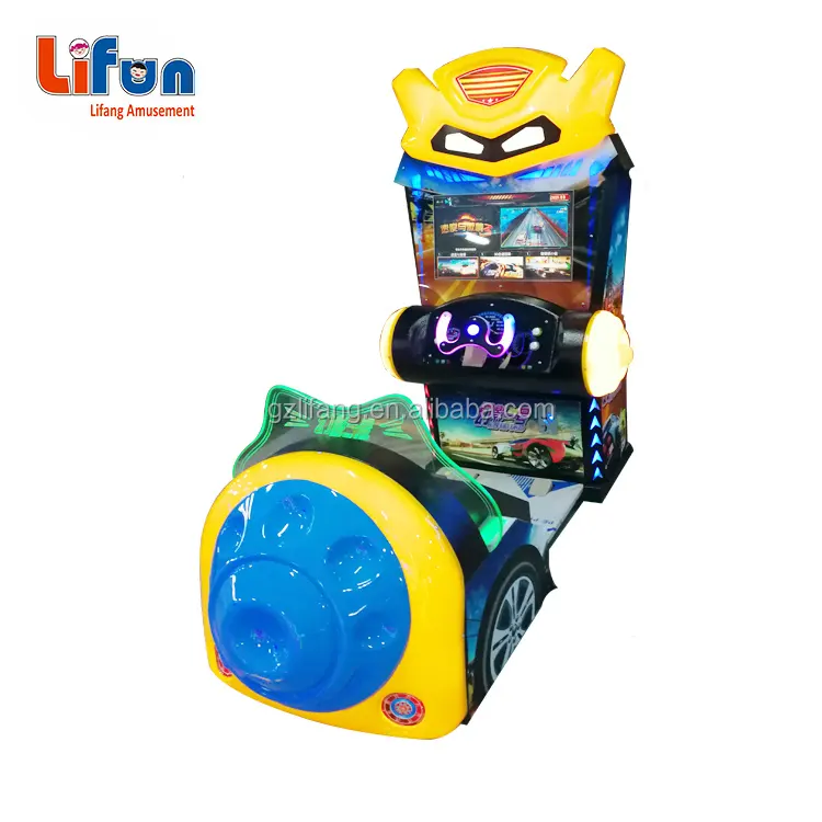 2023 Most Popular Children Coin Operated electronic car race Game Machine kids Arcade driving game machine