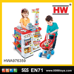 HW TOYS prescolare finta POS <span class=keywords><strong>registratore</strong></span> <span class=keywords><strong>di</strong></span> <span class=keywords><strong>cassa</strong></span> scanner giocattoli educativi per supermercati - Product Image 2