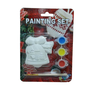 Noël bricolage impression artisanat pour enfant bricolage ornements de noël enfants arts artisanat couleur dessin céramique bricolage jouet peinture ensemble - Product Image 4