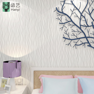 Carta da Parati in Vinile con Motivo a Righe Mediterranee, Adesivo Murale 3D <span class=keywords><strong>per</strong></span> Soggiorno - Product Image 5