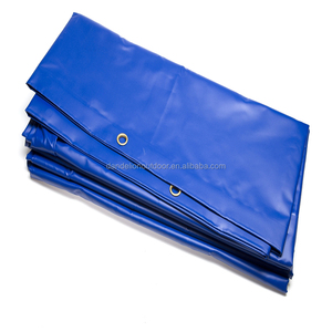 Manteau PVC minerai de frise bleu huile caoutchouc