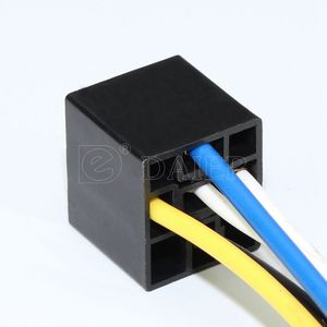 ซ็อกเก็ตรีเลย์รถยนต์แบบ5PIN พร้อมสายไฟหลากสี18AWG 5เส้น - Product Image 2