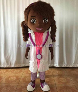 Disfraz de mascota De niña pequeña personalizada Hola/mascota de personaje/disfraces de Mascota de doctor - Product Image 2