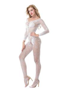 Venta al por mayor <span class=keywords><strong>de</strong></span> Nylon piernas Sexy Red Abierta para mujeres Crochet Body con <span class=keywords><strong>medias</strong></span> sensual - Product Image 5