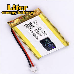 Plug 2,5-2 P <strong>3</strong>,7 603448 1200 mAh rechargeable LiPo battery solar rechargeable lithium-ion polymer lithium battery with PCM - Product Image 3
