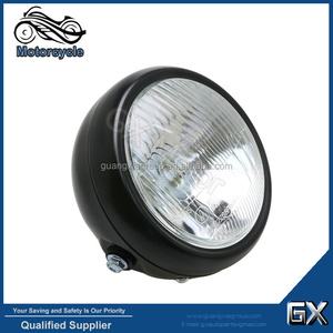 <span class=keywords><strong>Phare</strong></span> avant de <span class=keywords><strong>moto</strong></span> <span class=keywords><strong>vintage</strong></span> classique <span class=keywords><strong>rond</strong></span> en métal 6'' pour <span class=keywords><strong>moto</strong></span>, modification cool, <span class=keywords><strong>phare</strong></span> avant noir avec support, feu antibrouillard - Product Image 4