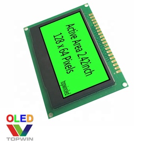 2.42 Inci 2.42 Inci 2.42 Inch 128X64 Piksel Antarmuka Paralel Kuning Layar OLED Dirakit Modul TW28641240A03 SSD1309 2.4'' - Product Image 6