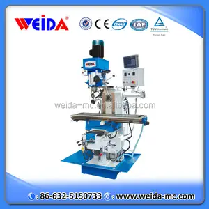 Weida XZ6350ZS proveedor china universal vertical horizontal milling perforacion máquina con ce y iso9001