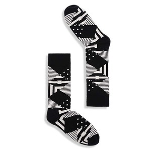 <span class=keywords><strong>Chaussettes</strong></span> noires Fun Men Diamond Leopard Zebra Pattern - Product Image 2