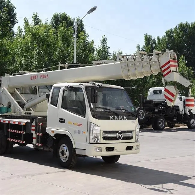 China top merk 8 ton knuckle boom truck gemonteerde kraan