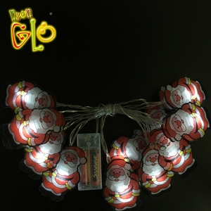 Alibaba Best seller 10 led PVC albero di natale ornamento con la stringa di pupazzo di neve luce <span class=keywords><strong>a</strong></span> batteria <span class=keywords><strong>luci</strong></span> di natale - Product Image 6