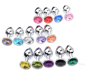 Jouet anal très vendu, taille S/M/<span class=keywords><strong>L</strong></span>, acier inoxydable, bijou métallique, plug anal, anus, femmes, hommes, jouets sexuels, boutique en ligne - Product Image 4