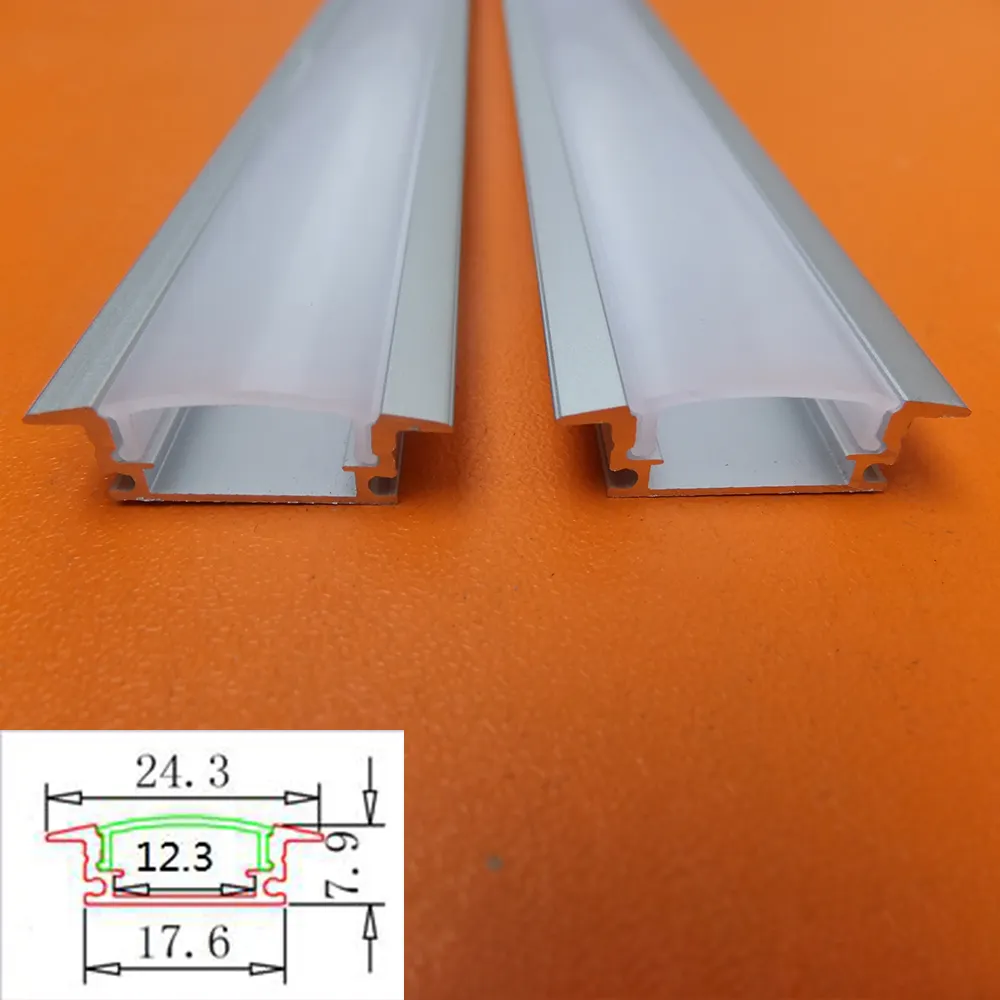 Için sıcak satış gömme led alüminyum profil led şerit ışıklar