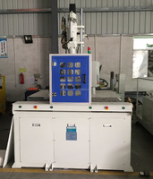 Máquina de Moldeo por Inyección de Plástico Vertical Hidráulica Automática con Mesa Deslizante, 55T, Motor PLC, Bomba PC PA, Precio Económico