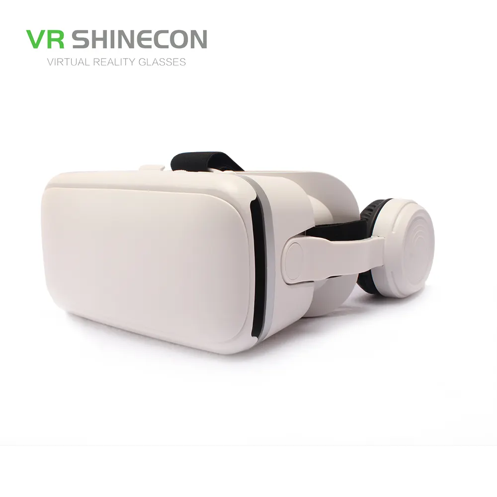 Wholesale Cheap shinecon vr 4.0 Virtual Reality 3d Video Glasses Large View With Headphone