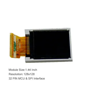 TFT LCD 32 Pin 1.44 Inch 128*128 LCD Panel LCD Display With FPC