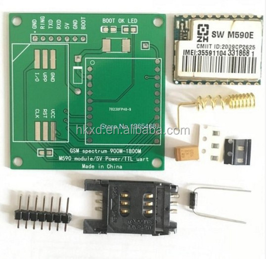 Module GSM/GPRS M590E - Kit DIY Pour Projets électroniques (Arduino, Etc.) - Neuf Sous Blister