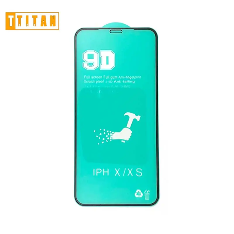 2.5d 9D Keramiek anti-vingerafdruk volledige cover super hard 9 h gehard glas screen protector Film Voor iphone 6 p 78 xsmax