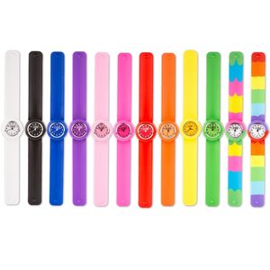 I bambini Delle Ragazze Dei Ragazzi Dei Bambini Wacky <span class=keywords><strong>Orologi</strong></span> Snap On Vigilanza di Schiaffo - Product Image 2