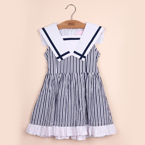 Nuova estate all'ingrosso vestiti personalizzati per neonata senza maniche Casual alla moda pieghettato adorabile gonna da principessa vestito da bambina - Product Image 4