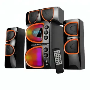 Serieq Speaker Bluetooth 3.1 Ch, Speaker Audio Rumah Teater, Sistem Speaker Bluetooth dengan Subwoofer