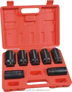 1/2 "Drive Roda Depan Drive Poros Kunci Kacang Socket Set Alat Otomotif