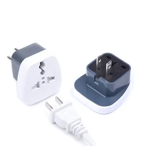 Adaptador universal de tomada tipo au para viagem, adaptador de tomada multiuso reino unido eua para suíça