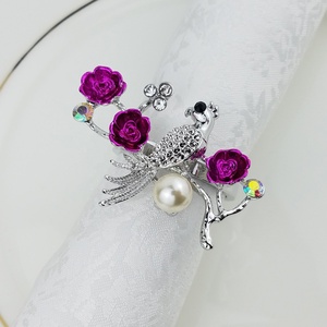 Anillos de Servilleta de Metal de Lujo Ecológicos con Diseño de Ramas y Pájaros al por Mayor de <span class=keywords><strong>Bongo</strong></span> - Product Image 6