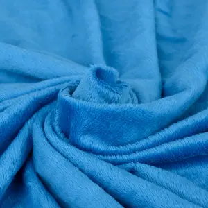 Minky Fabric Ready Goods Minky Solid Cuddle Plush Fleece Velboa Fabric
