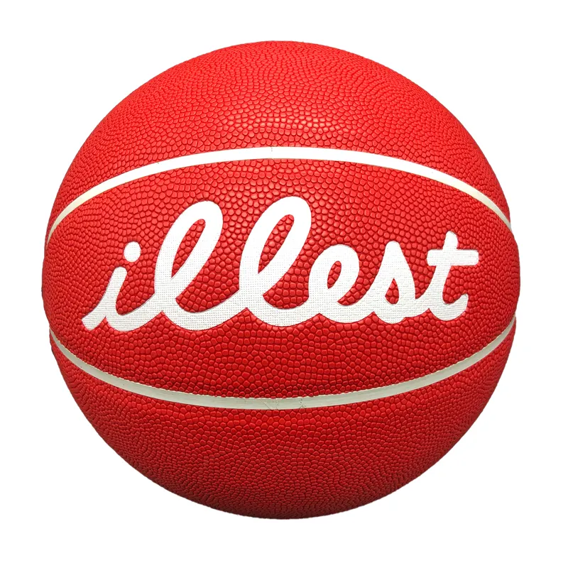 Personalize seu próprio logotipo bola de basquete de couro composto