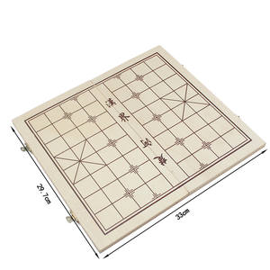 Hermosa <span class=keywords><strong>XiangQi</strong></span>/chino de ajedrez suave vernish chino madera ajedrez tablero ajedrez piezas ajedrez grande gruesa/piezas - Product Image 4
