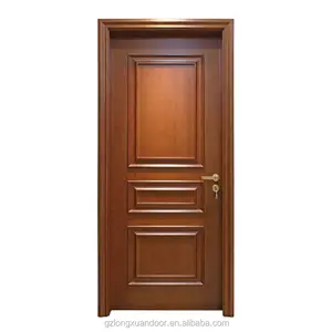 Hotel room single door design wooden door polish design