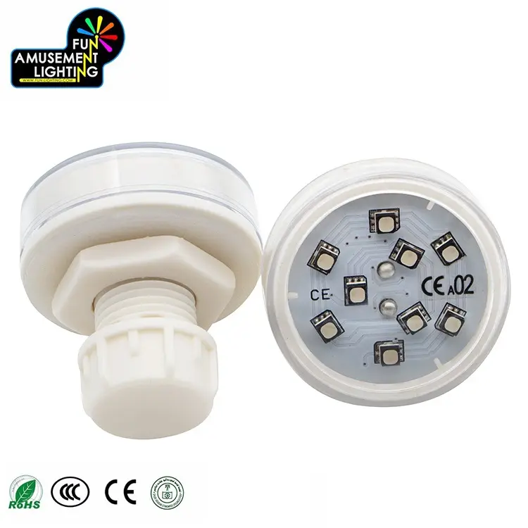 Современная развлекательная лампа E14, 9 светодиодов SMD 3535, автоматическая светодиодная Пиксельная лампа RGB