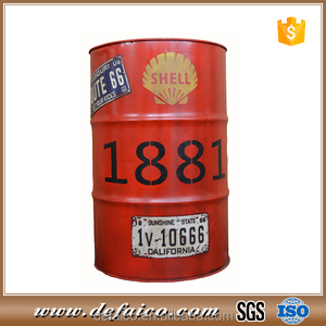 Industrial metal <span class=keywords><strong>barril</strong></span> de petróleo mesa de <span class=keywords><strong>bar</strong></span> - Product Image 1