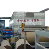 Zhengzhou Dingchen 1880 milímetros duplex placa do forro de kraft papel ondulado que faz a máquina