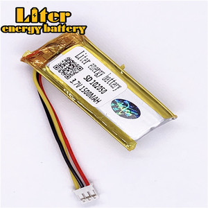 Socket 2.0-3 P 3.7 V 102050 1500 mah ultra slim personalized Rechargeable li-ion batteries lipo battery with wire - Product Image 2