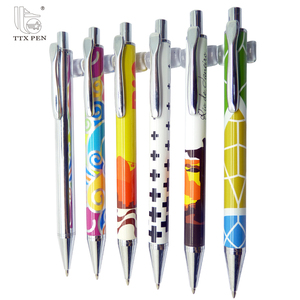 TTX Custom Client Pattern <strong>Pen</strong> Thermal Transfer Printing Logo <strong>Click</strong> Ballpoint <strong>Pen</strong> - Product Image 4