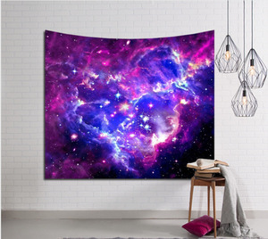 Drop Ship 130*150cm Galaxy <span class=keywords><strong>Tapisserie</strong></span> murale suspendue Hippie Retro Yoga Beach Mat Wholesale Custom Tapisseries - Product Image 4