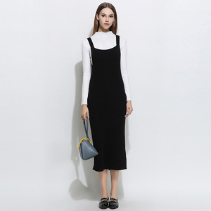 Dresses — <span class=keywords><strong>robe</strong></span> pull à longueur genoux pour filles, tenue personnalisée au Design coréen, <span class=keywords><strong>robe</strong></span> en tricot fantaisie, vente en gros - Product Image 3