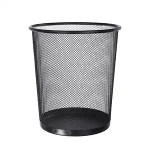 Dust Bin Trade Assurance Plastic Mini Trash Can/metal Factory Price Direct Factory Paper Basket Rubbish Collection 30*30*34cm