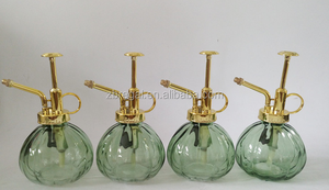 Pulvérisateur pour <span class=keywords><strong>plantes</strong></span> en verre, jardinage, domicile, bouteille d'eau en verre transparent, alimentation décorative avec pompe supérieure - Product Image 2
