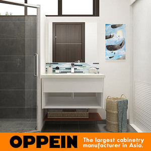 Tocadores de baño blancos impermeables pequeños de decoración moderna para el hogar - Product Image 2