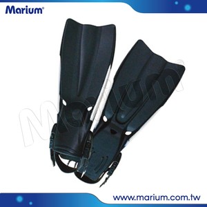 Ensemble de plongée sous-marine professionnel avec palmes en caoutchouc à talon ouvert - Product Image 2